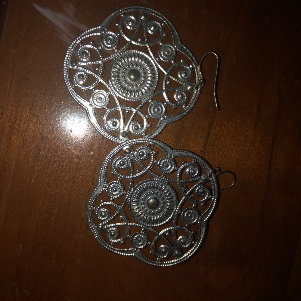 Silver Dangling Earrings